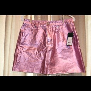 Wild Fable metallic pink skirt size 6